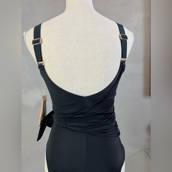 We Are Hah ‘Wrap It Up’ Swimsuit in Black - NWT - Size S- wrap one piece - Picture 6 of 7